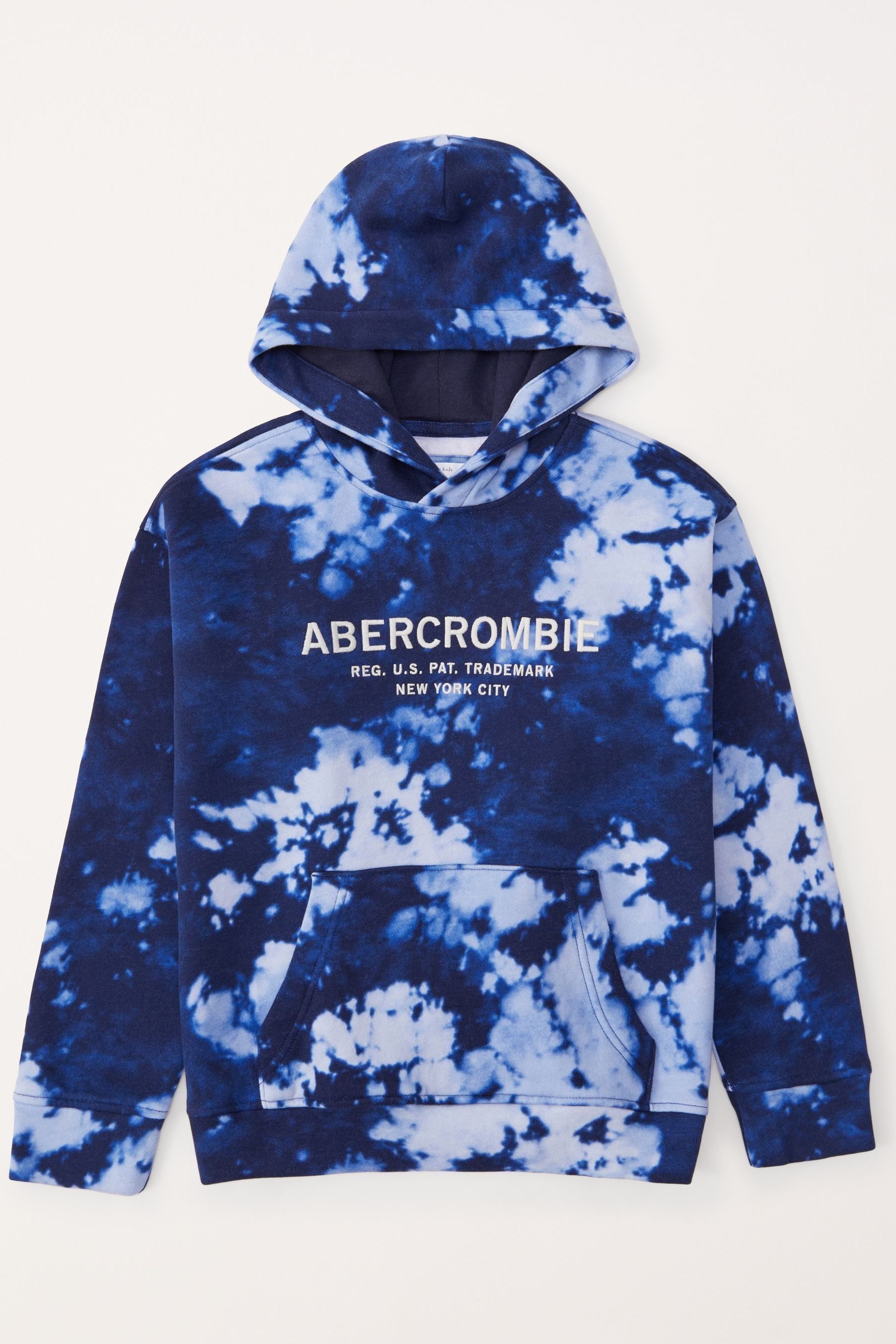 Abercrombie and fitch blue hoodie sales