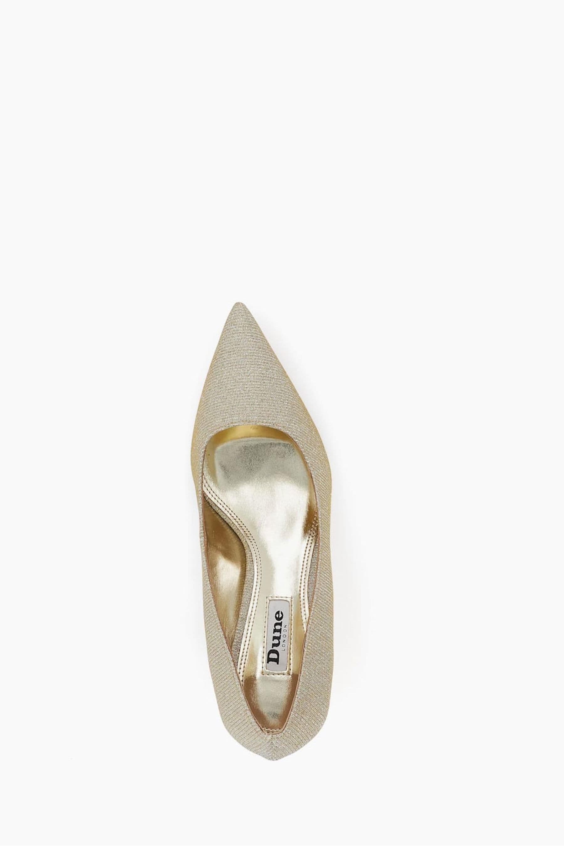 Dune gold shoes sale outlet