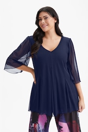 Scarlett & Jo Blue V-Neck Tunic - Image 4 of 5