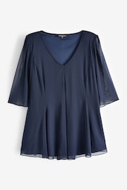 Scarlett & Jo Blue V-Neck Tunic - Image 1 of 1