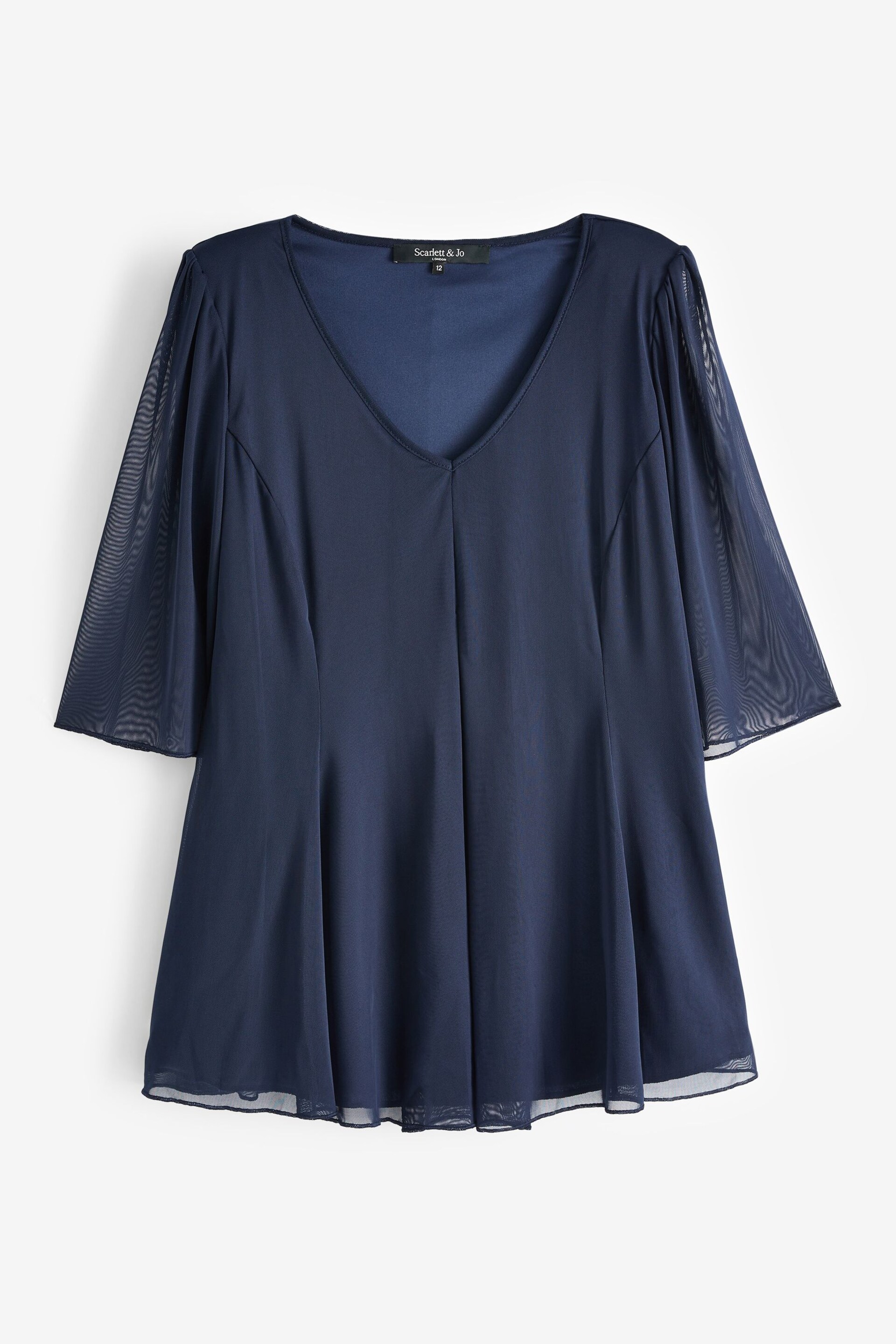 Scarlett & Jo Blue V-Neck Tunic - Image 1 of 1