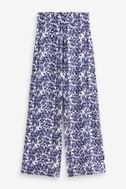 Scarlett & Jo Blue Bette Wide Leg Trousers - Image 4 of 4