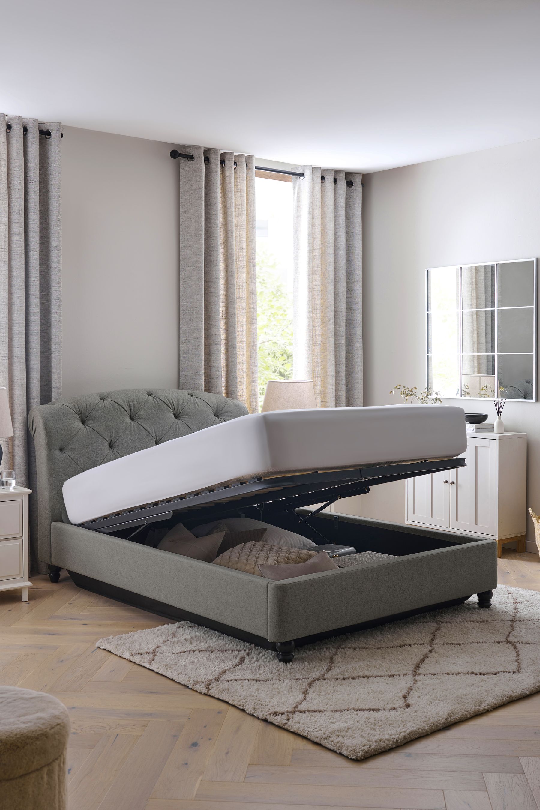 Next on sale ottoman bed