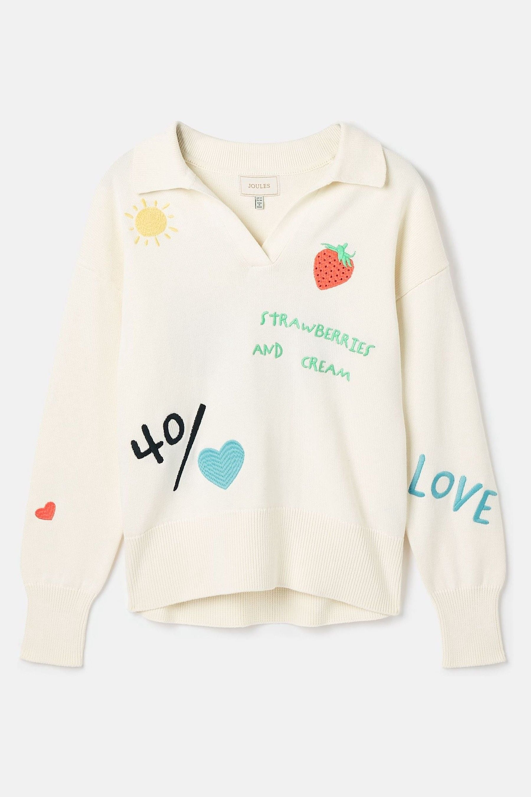 Joules cream jumper best sale