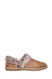 Skechers Light Brown Cosy Campfire Fresh Toast Womens Slippers - Image 1 of 3