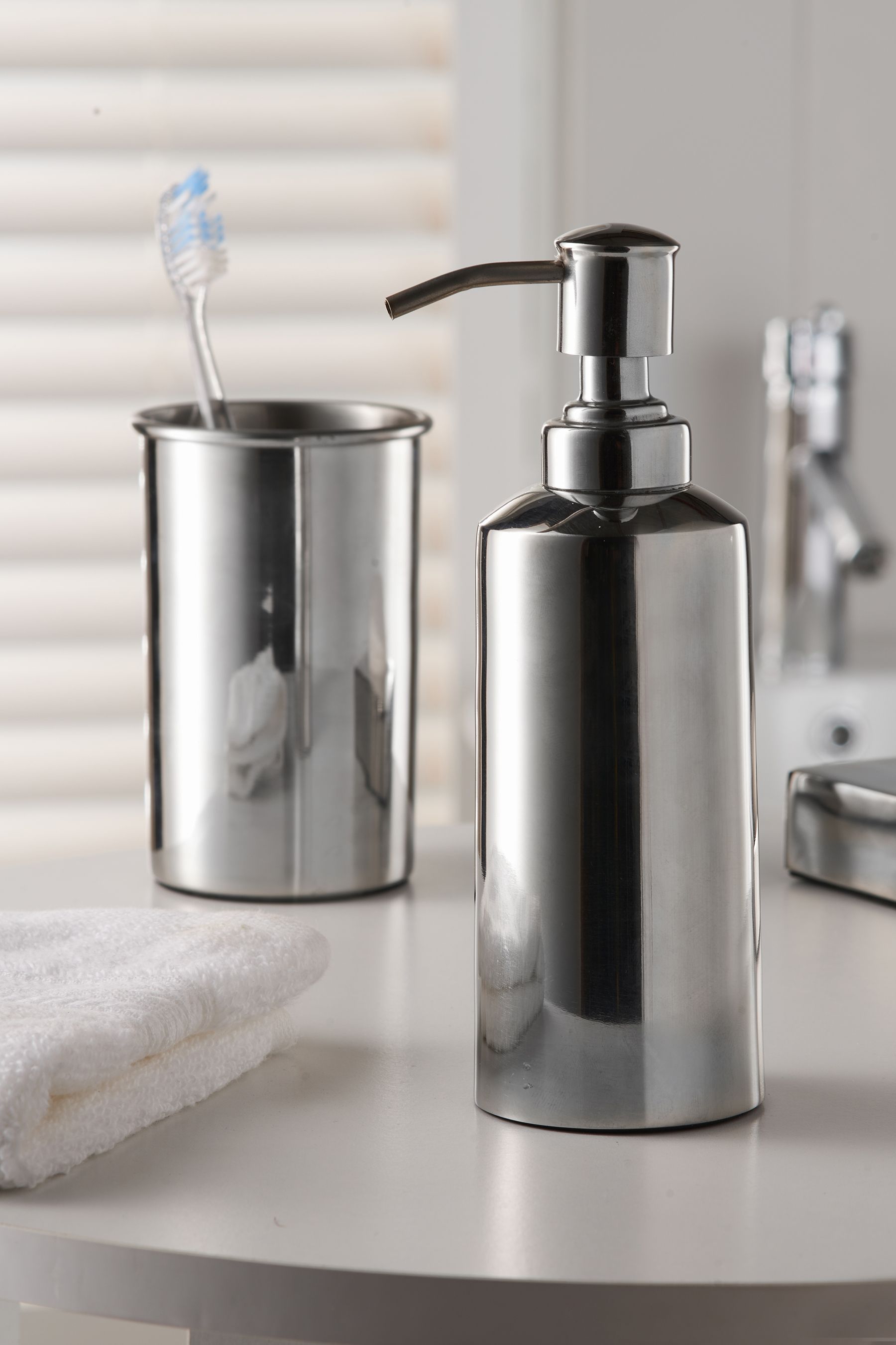Our House Chrome Bathroom Accessories Set