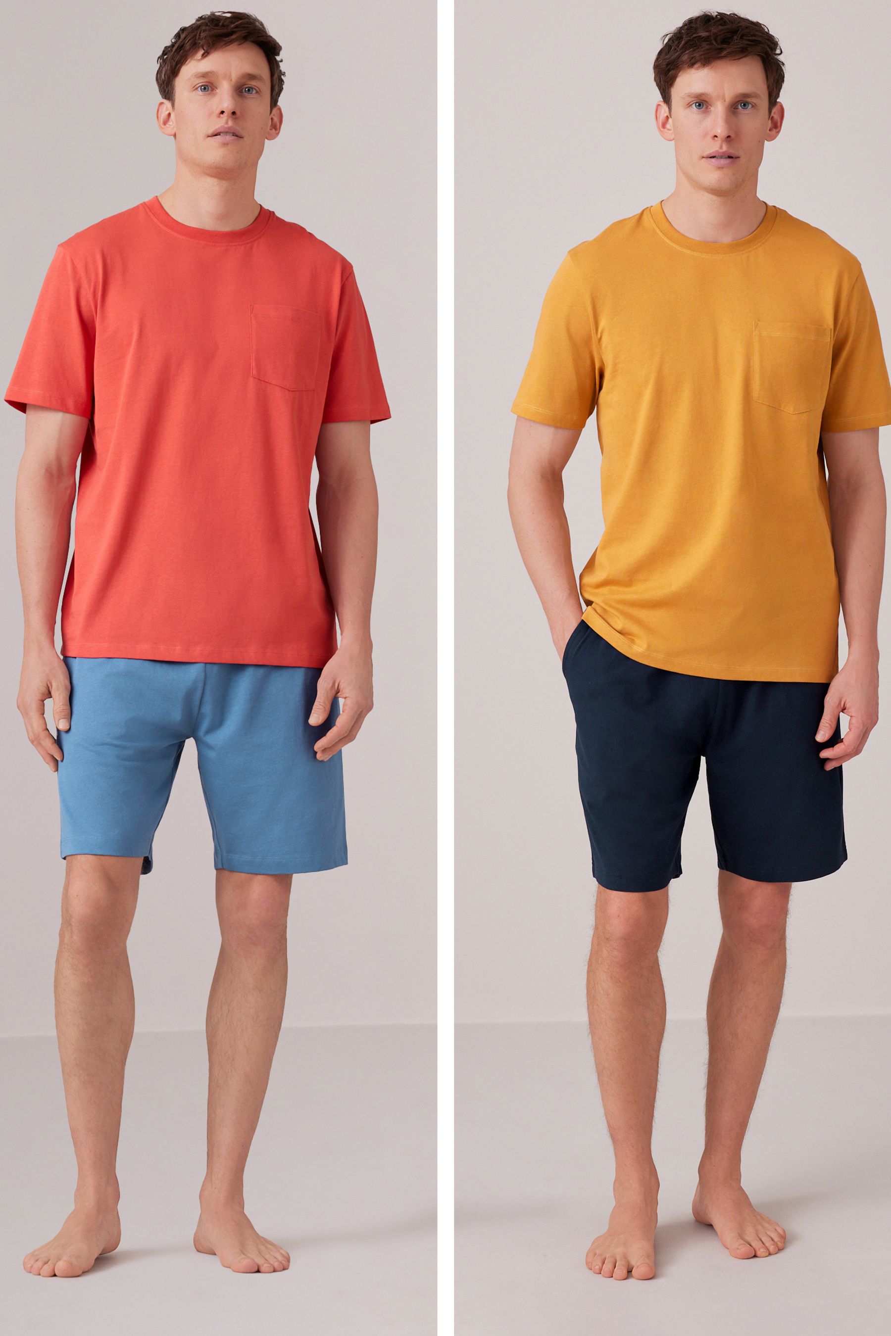 Cotton pyjama shorts set 2025