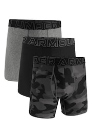 Under Armour 100% Cotton Performance Tech Printed Boxers 3 Pack - Image 3 of 3