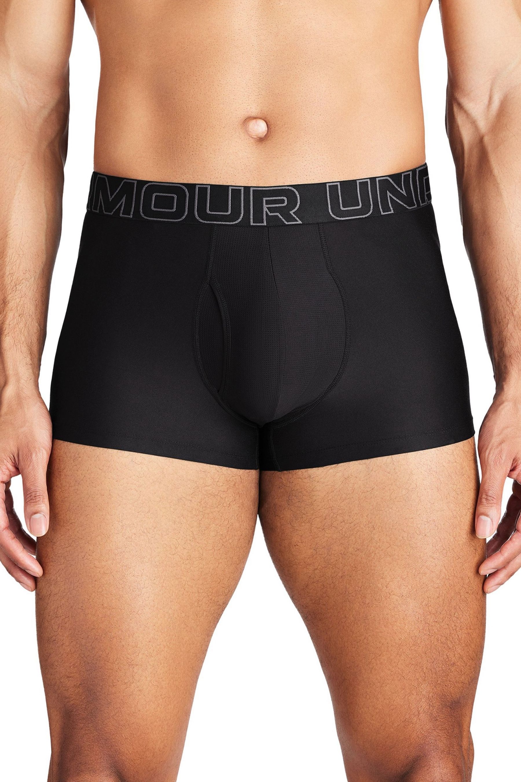 Buy Under Armour Black Under Armour Performance Tech 3 Solid Boxers 3 Pack from Next Luxembourg