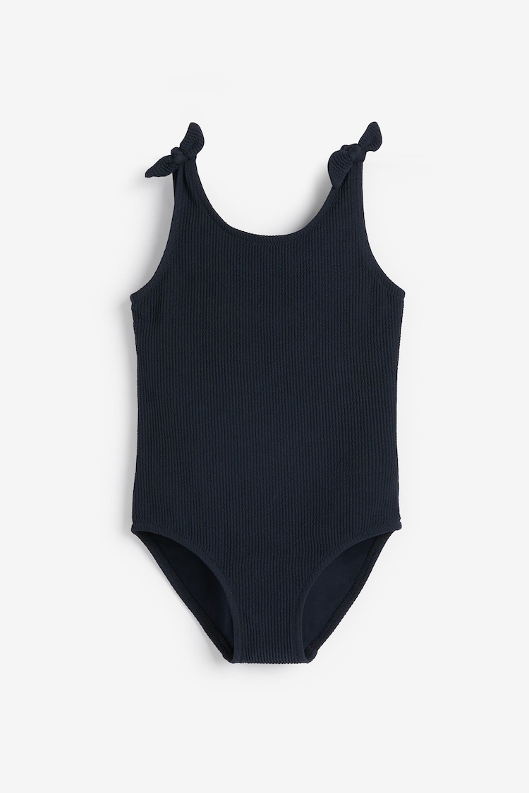 Black Textured Swimsuit (3-16yrs) - Image 4 of 6