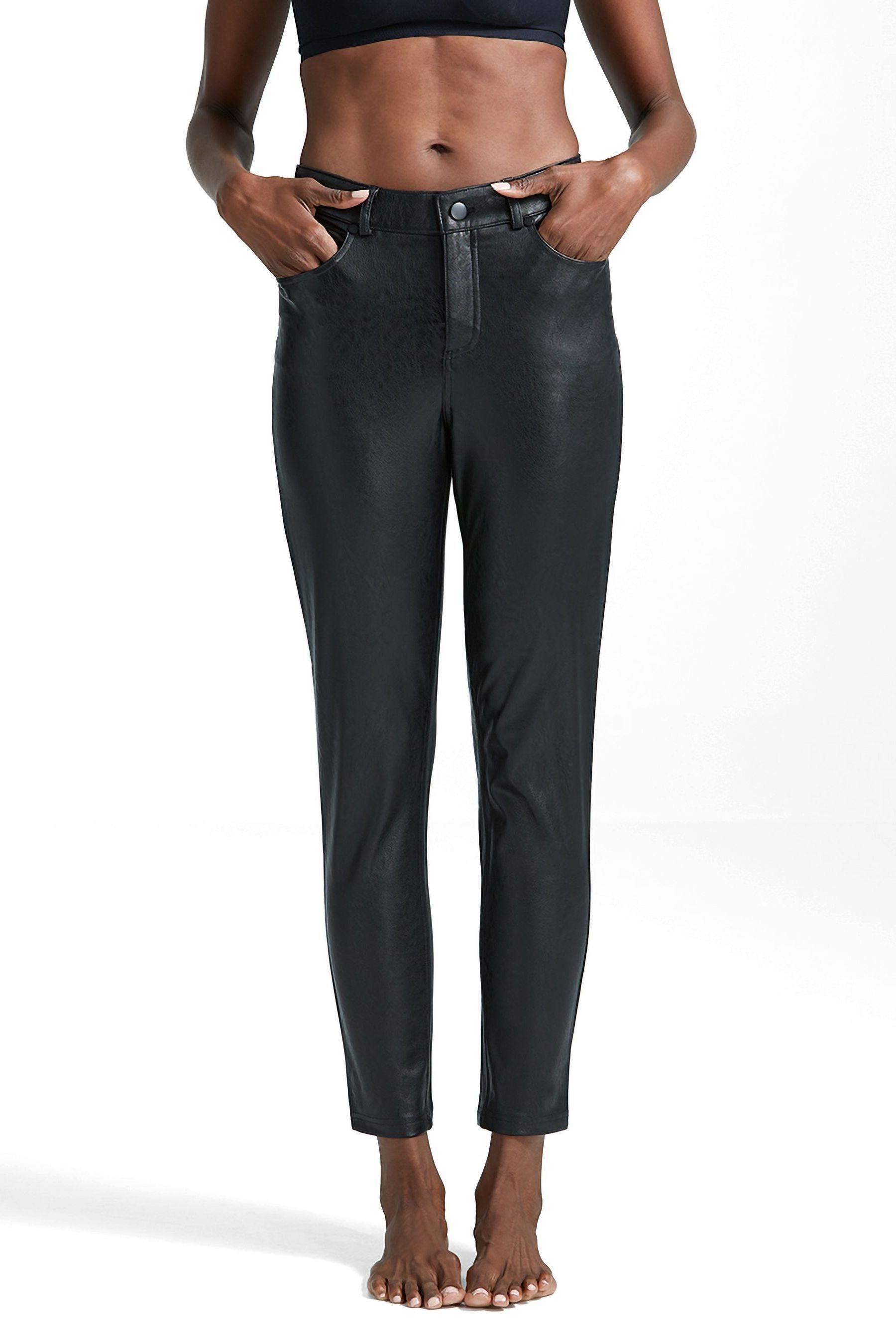 Buy Commando 5 Pocket Faux Leather Trousers from the Next UK