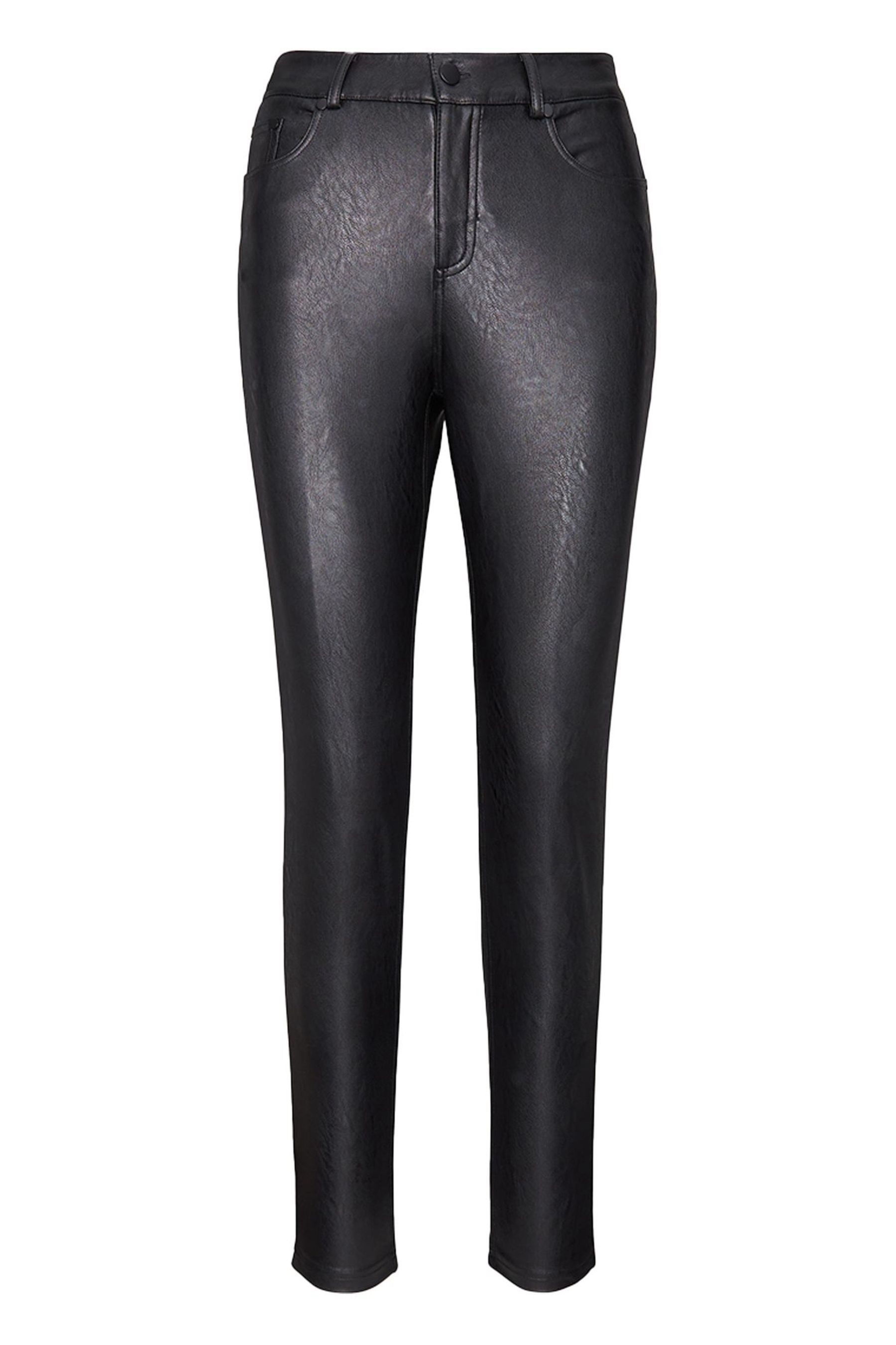 Five pocket shop faux leather leggings
