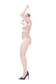 Heist Light Nude High Waist 18 Denier Seamless Tights - Image 3 of 3