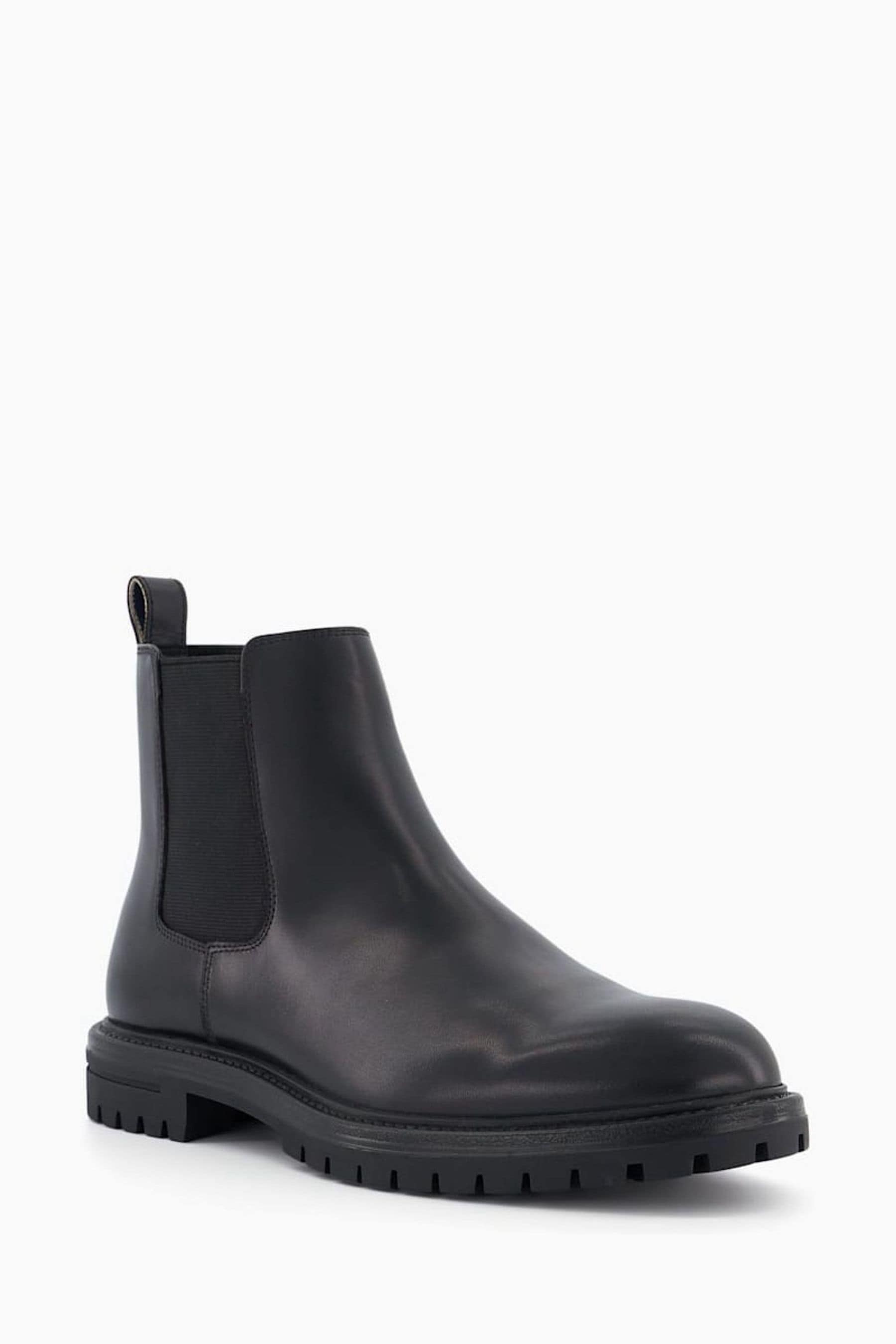 Buy Dune London Black Created Cleated Sole Chelsea Boots from the Next UK online shop