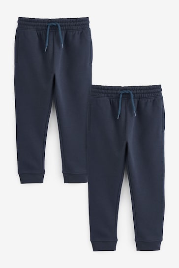 Buy Navy Skinny Fit Joggers 2 Pack (3-16yrs) from the Next UK online shop