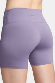 Nike Purple Dri-FIT One High Waisted 5 Cycling Shorts - Image 5 of 8