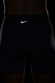 Nike Purple Dri-FIT One High Waisted 5 Cycling Shorts - Image 8 of 8