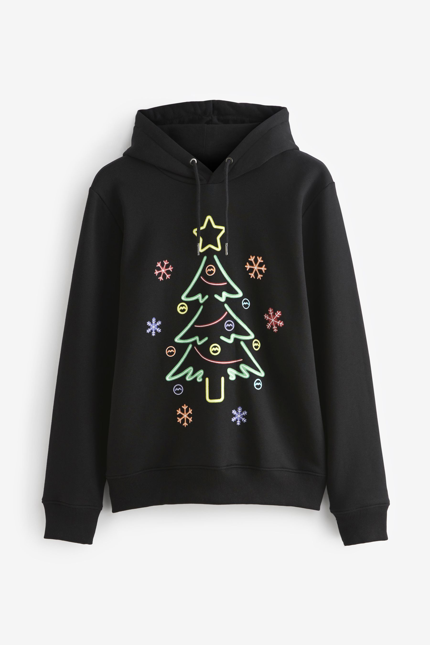 H&m christmas tree hoodie top