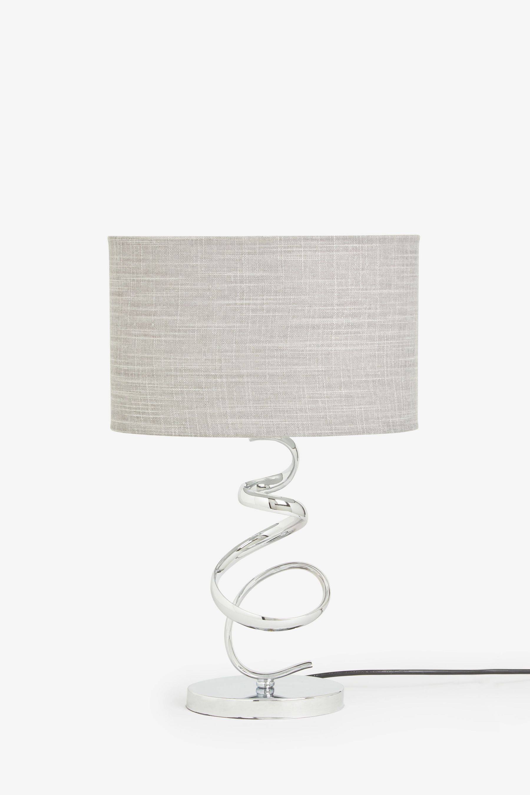 Buy Chrome Ribbon Touch Table Lamp from the Next UK online shop