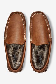 Tan Brown Moccasin Slippers - Image 5 of 6