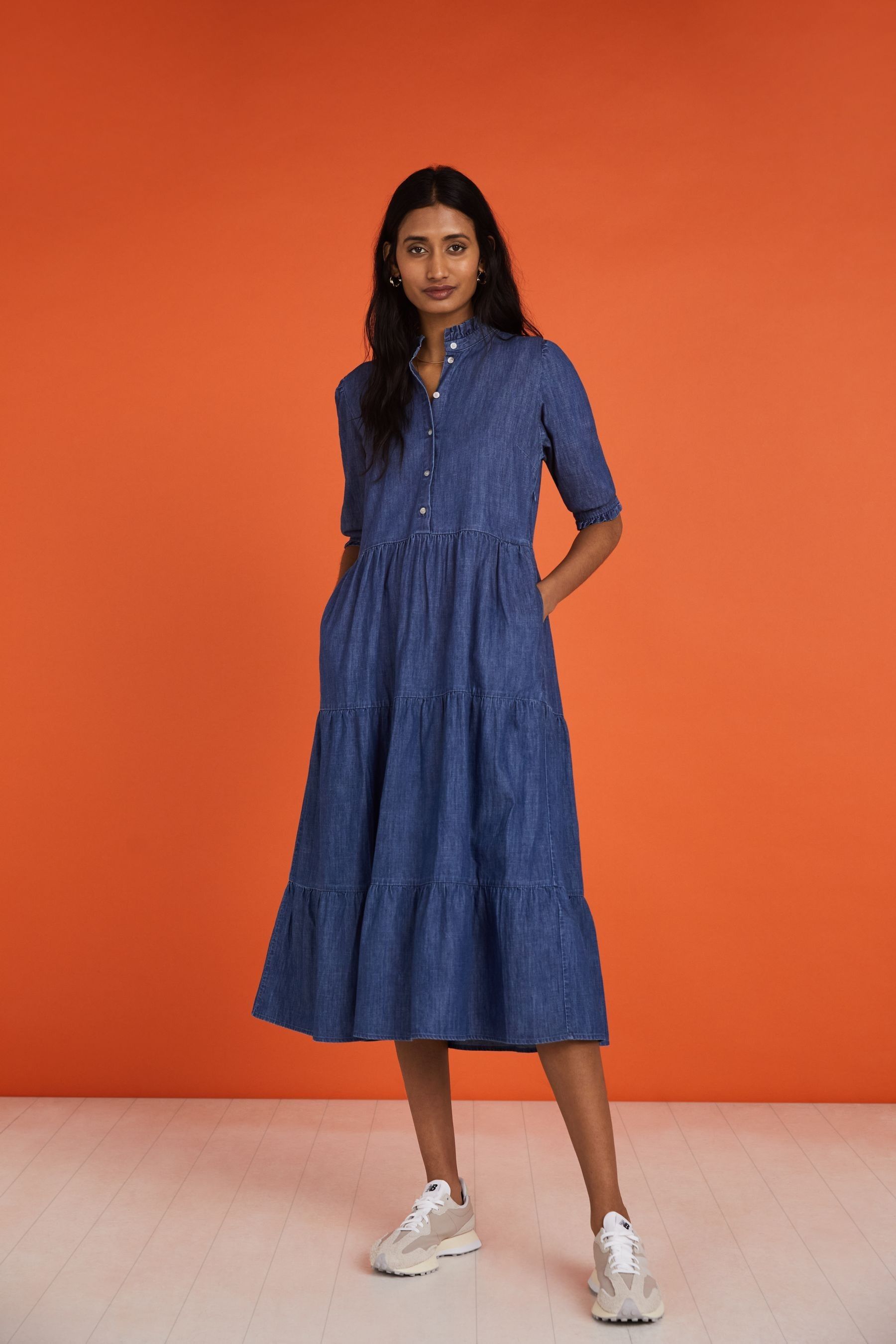 Buy Baukjen Blue Kiera Organic Dress from Next Lithuania