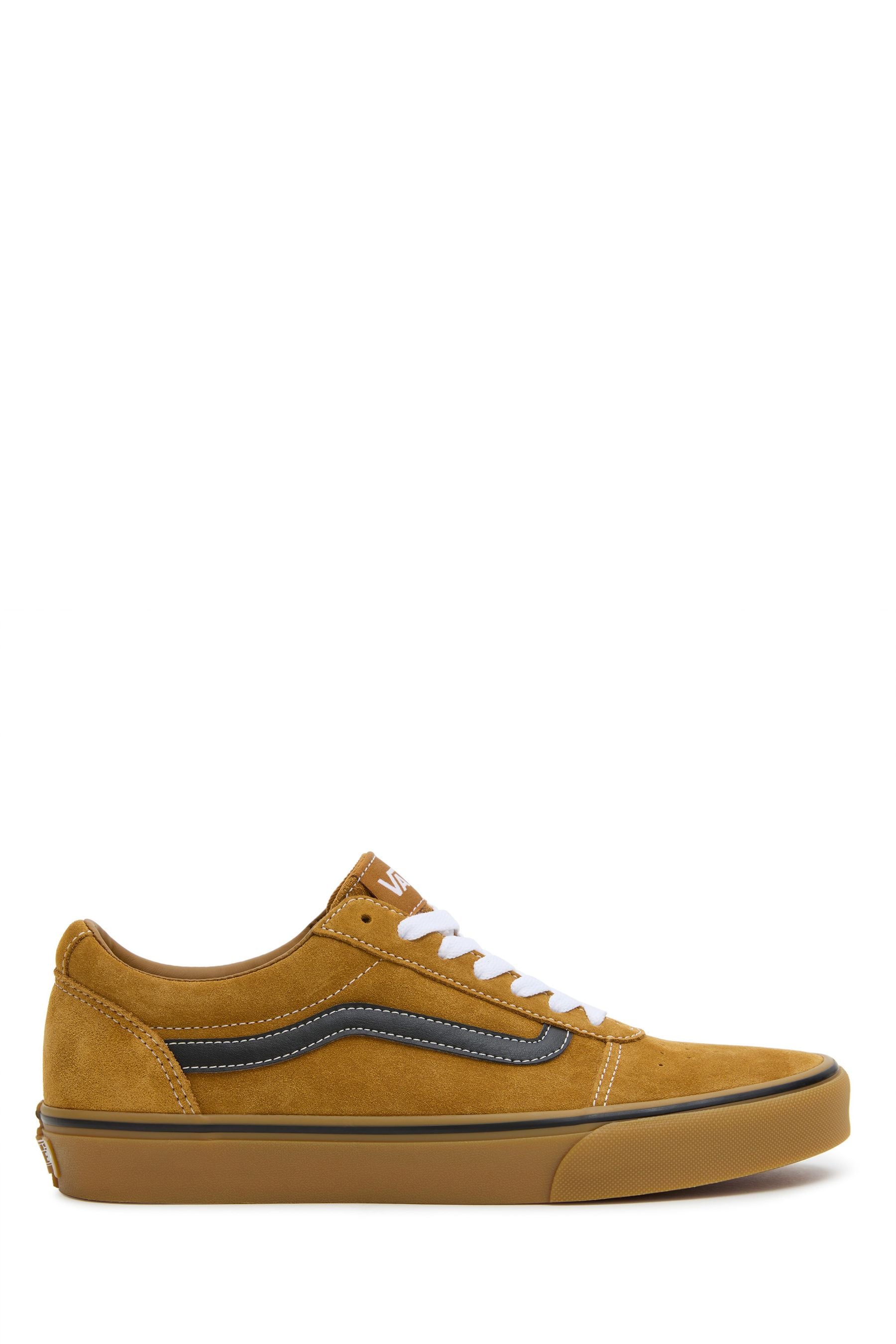 Buy Vans Mens Mustard Yellow Leather Ward Trainers from the Next
