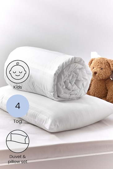 Kids Anti Allergy 4 Tog Duvet And Pillow Set