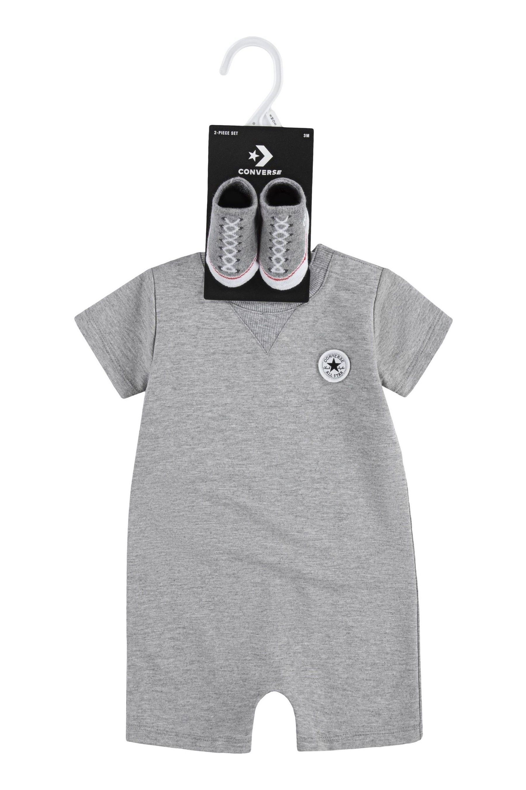 Baby grey converse shop