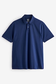 Blue Regular Fit Regular Fit Short Sleeve Jersey Polo Shirts 5 Pack - Image 4 of 17