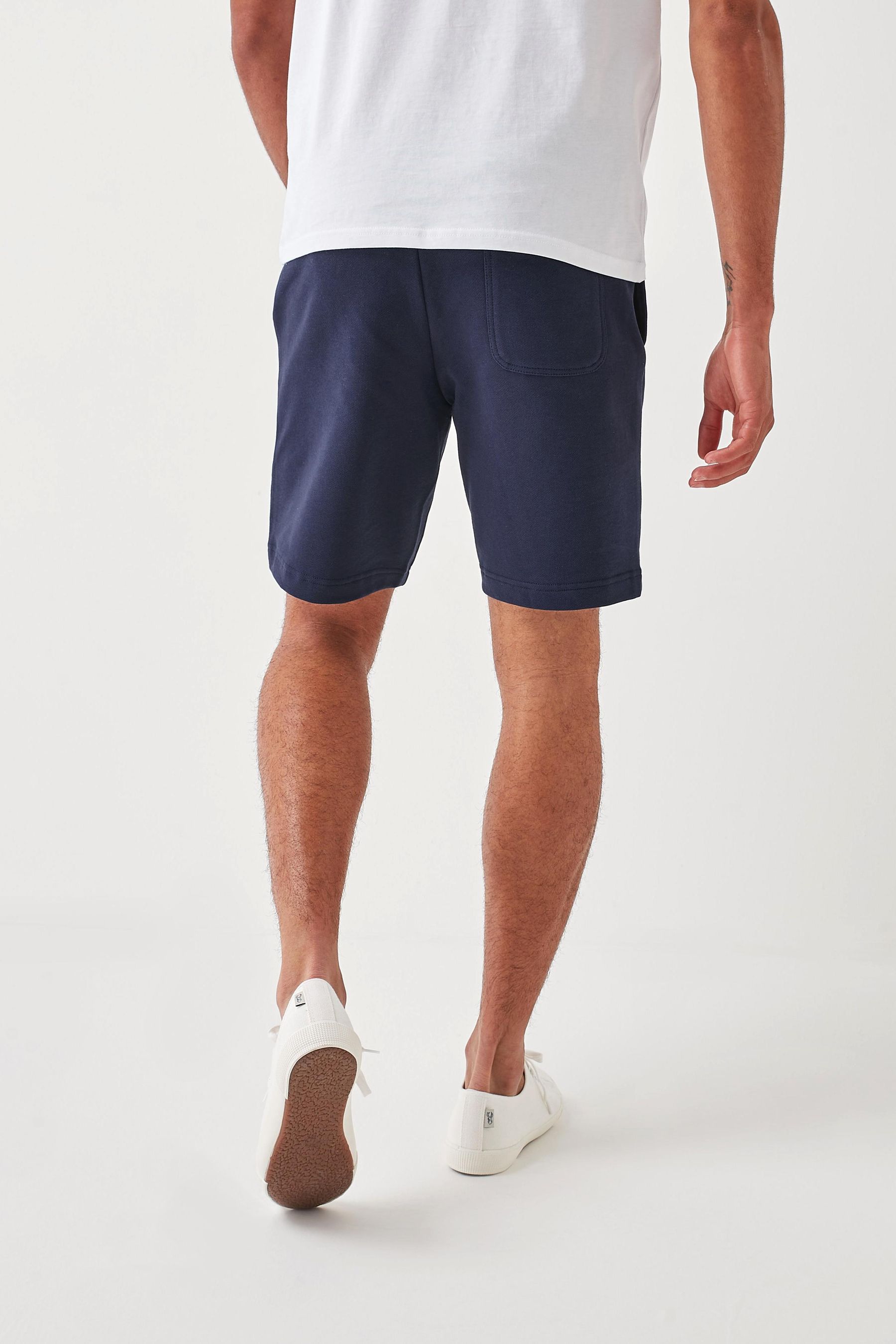 Buy Lyle Scott Navy 100 Cotton Jersey Shorts from Next Luxembourg