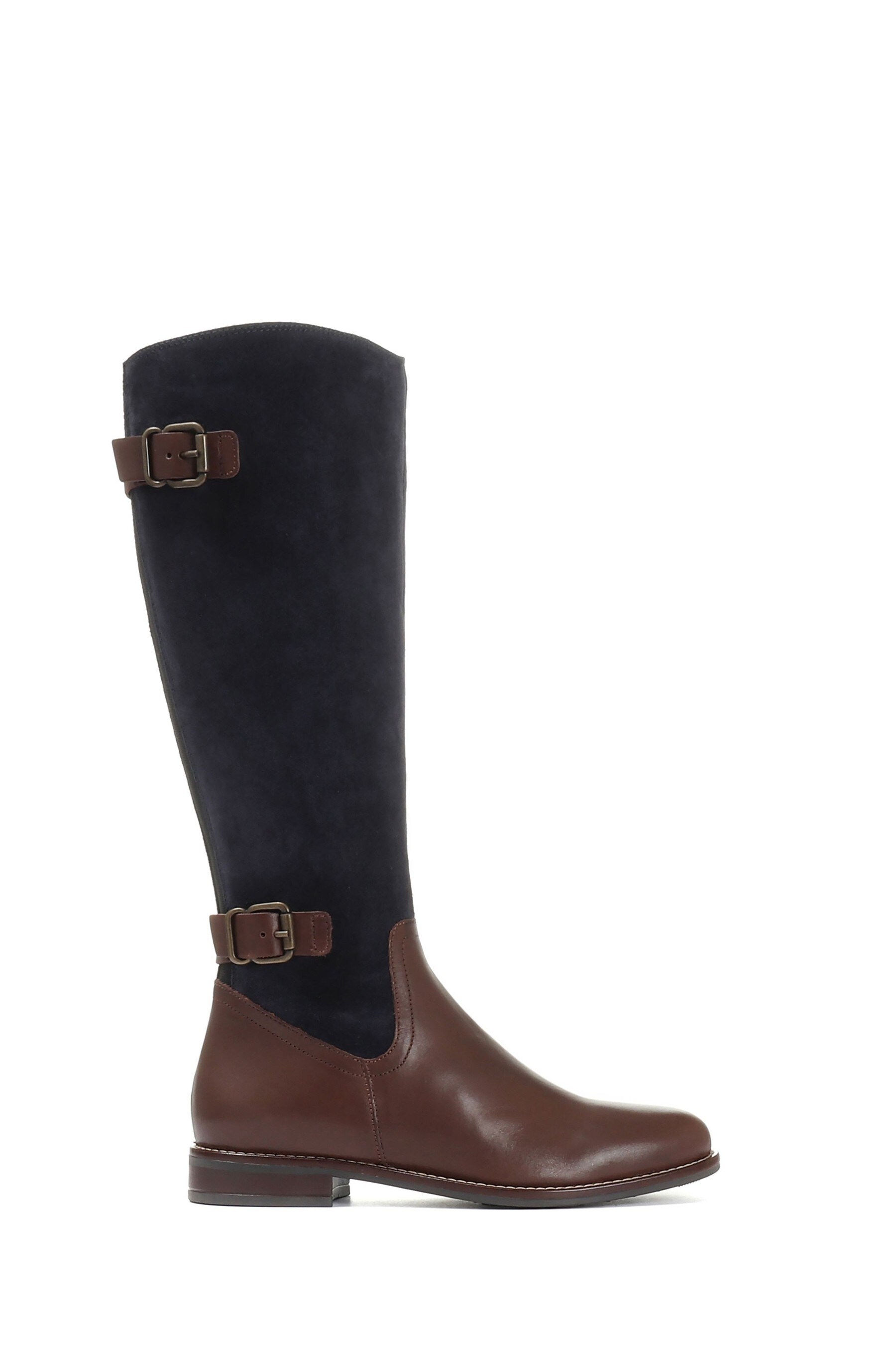 Buy Jones Bootmaker Blue Leather Knee High Boots from the Next UK online shop