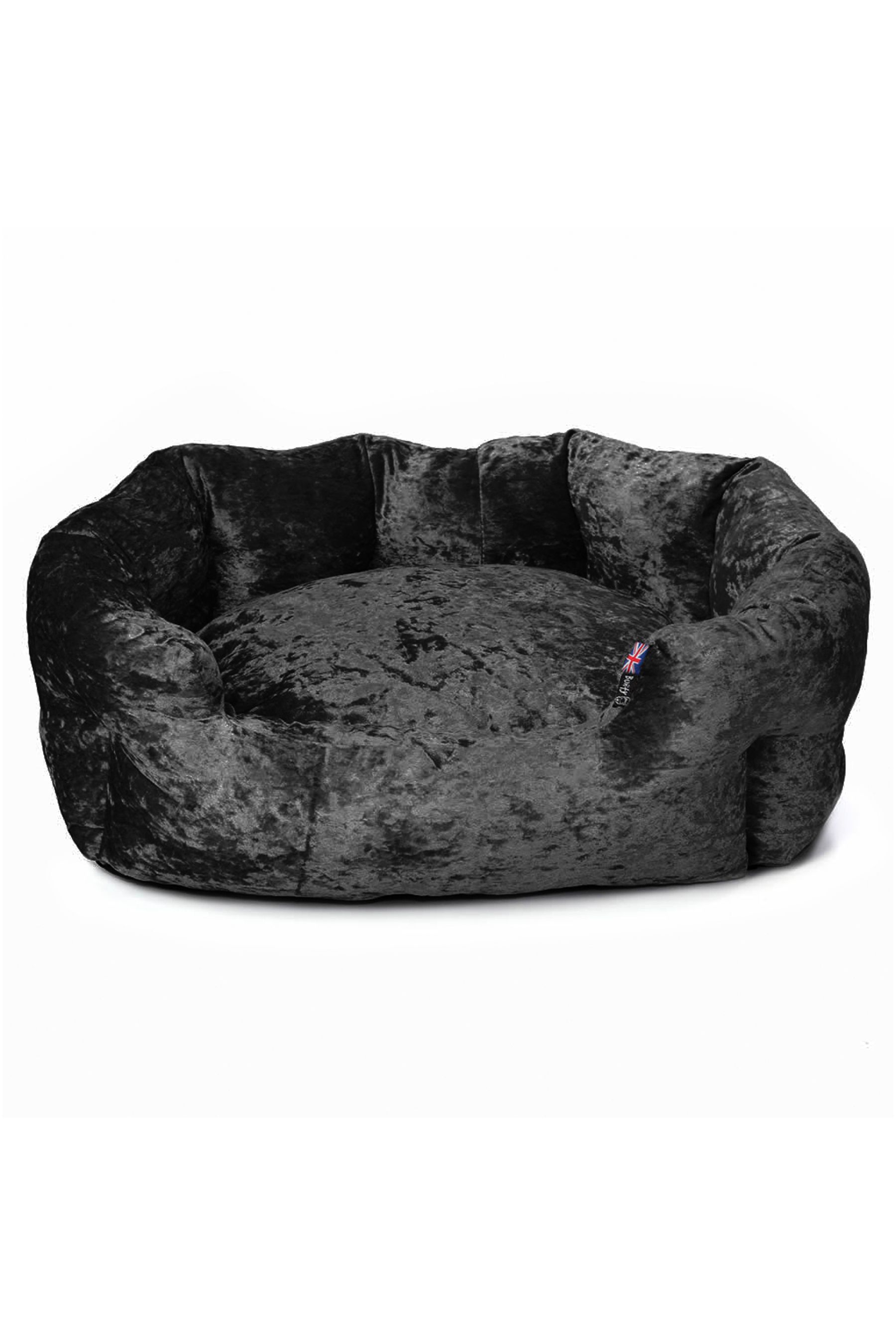 Crushed velvet dog bed next sales