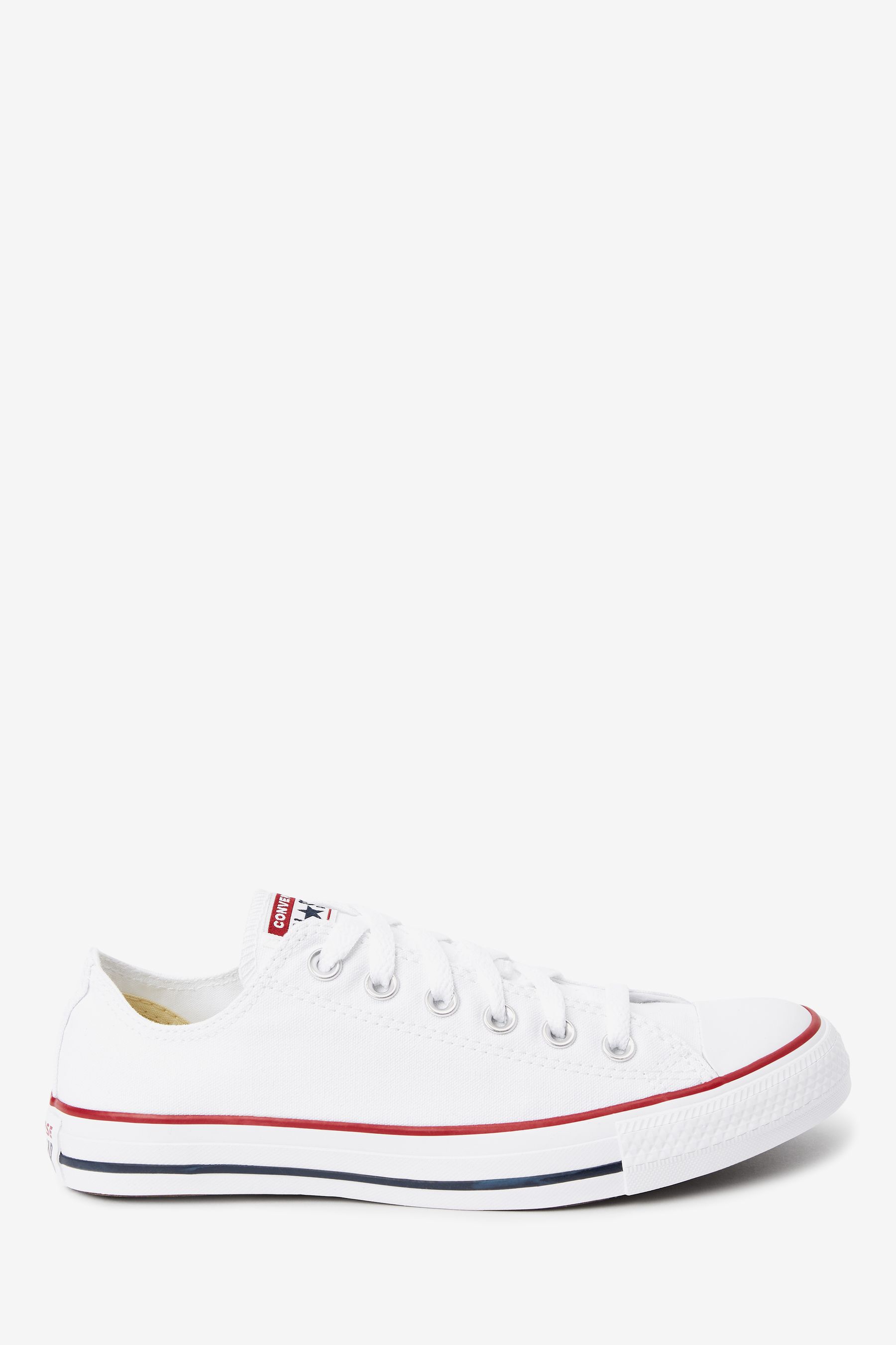 Buy Converse White Wide Fit Chuck Taylor All Star Ox Trainers from the Next UK online shop