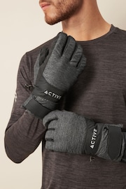 Black Ski Gloves - Image 1 of 5