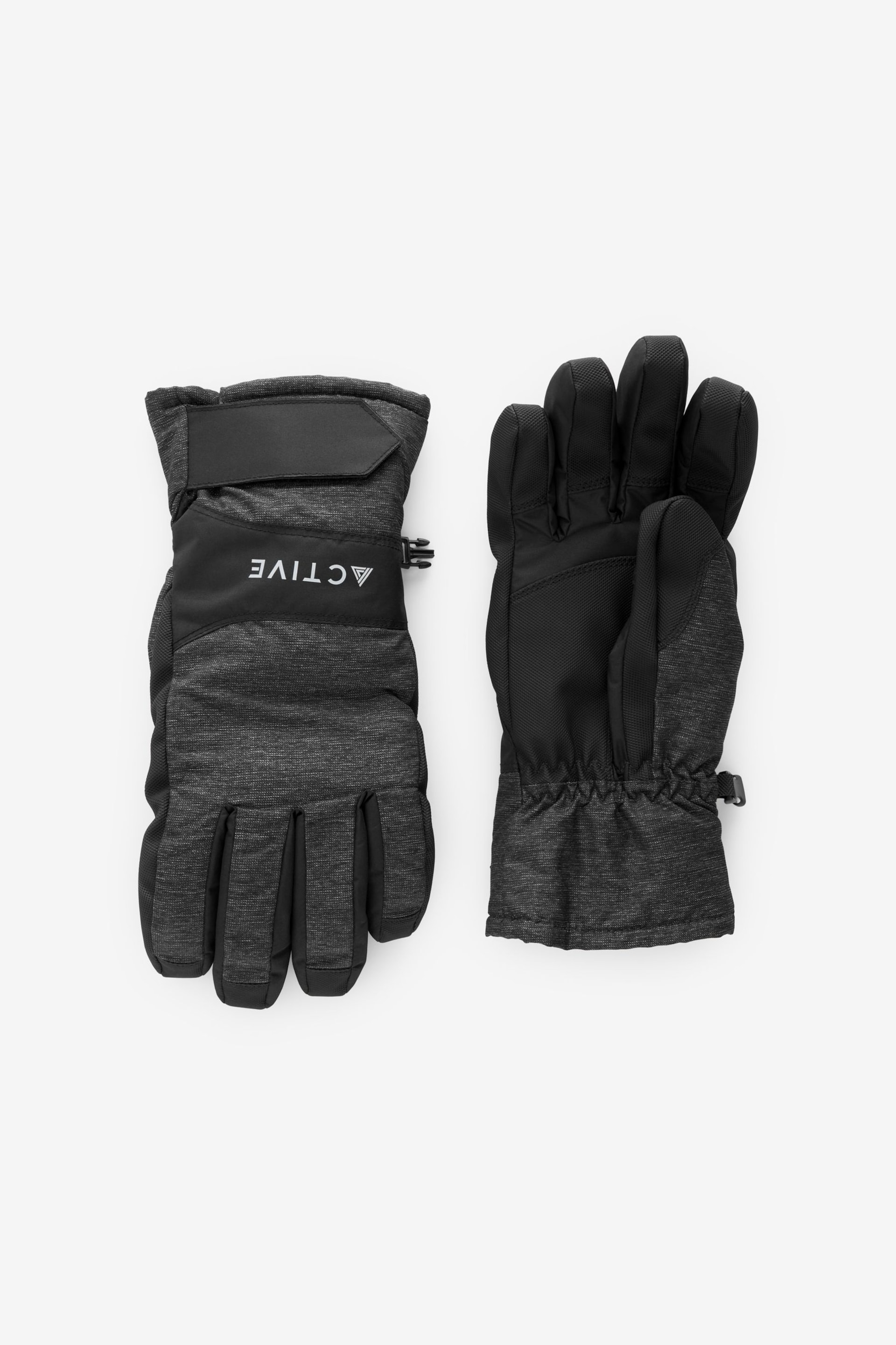 Black Ski Gloves - Image 2 of 5