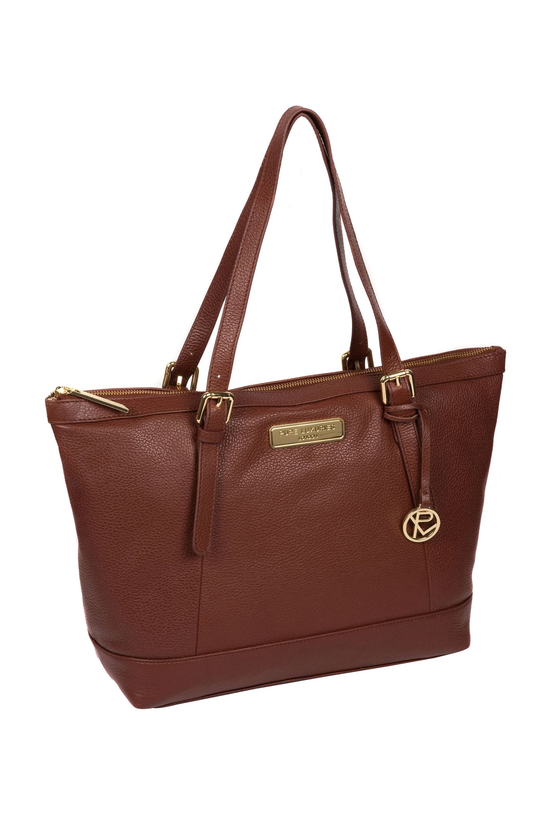 Pure Luxuries London Emily Leather Tote Bag - Image 3 of 5