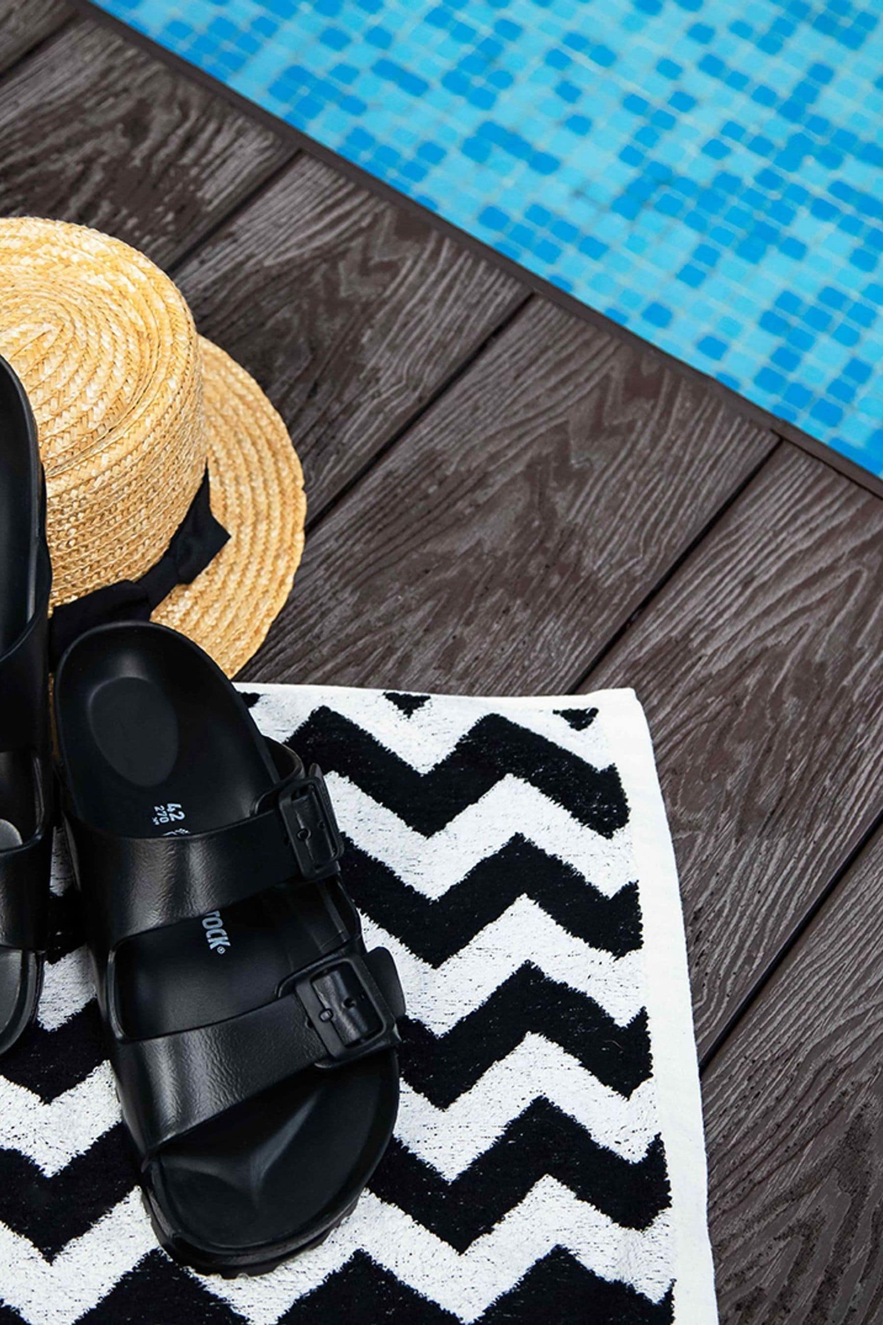 Birkenstock black best sale arizona eva sandals