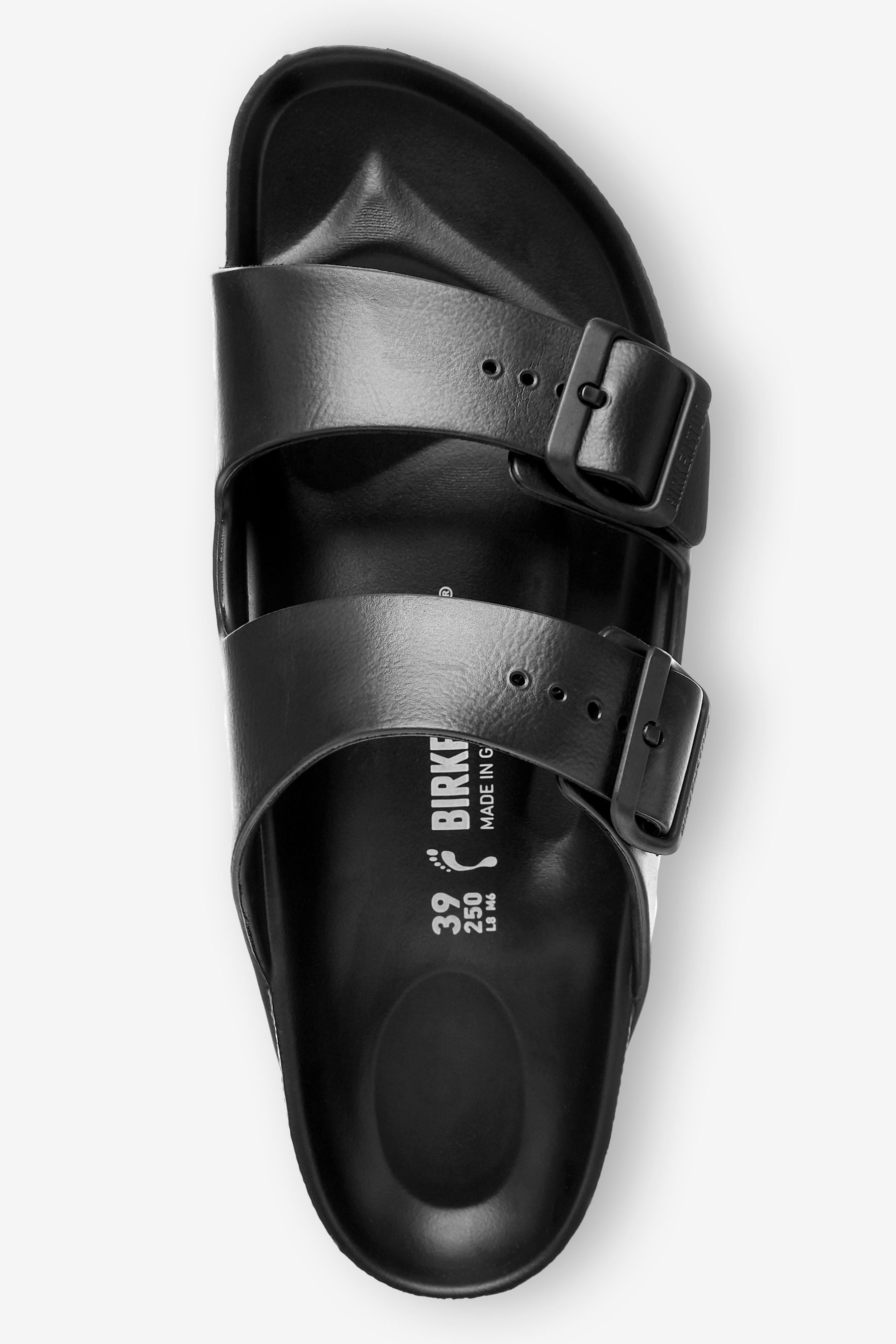 Plastic black 2025 birkenstocks