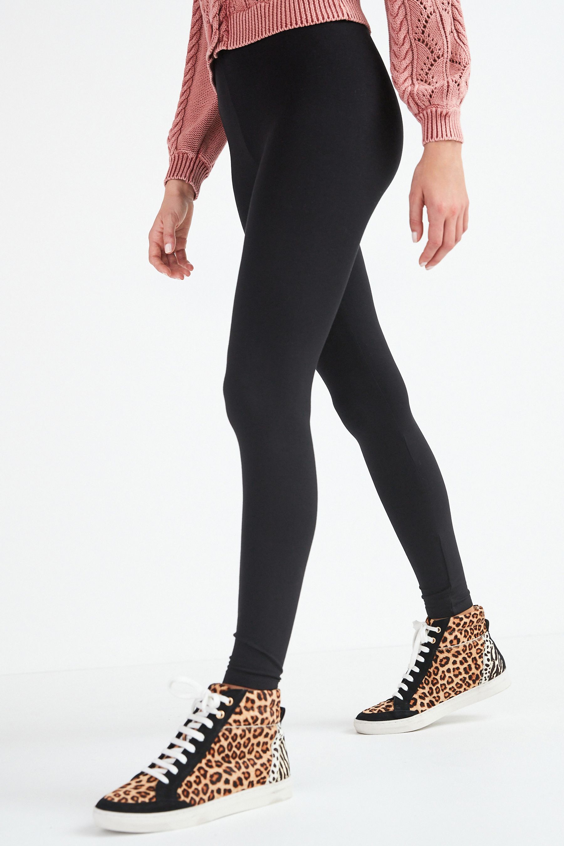 Buy Black Full Length Leggings from Next Luxembourg