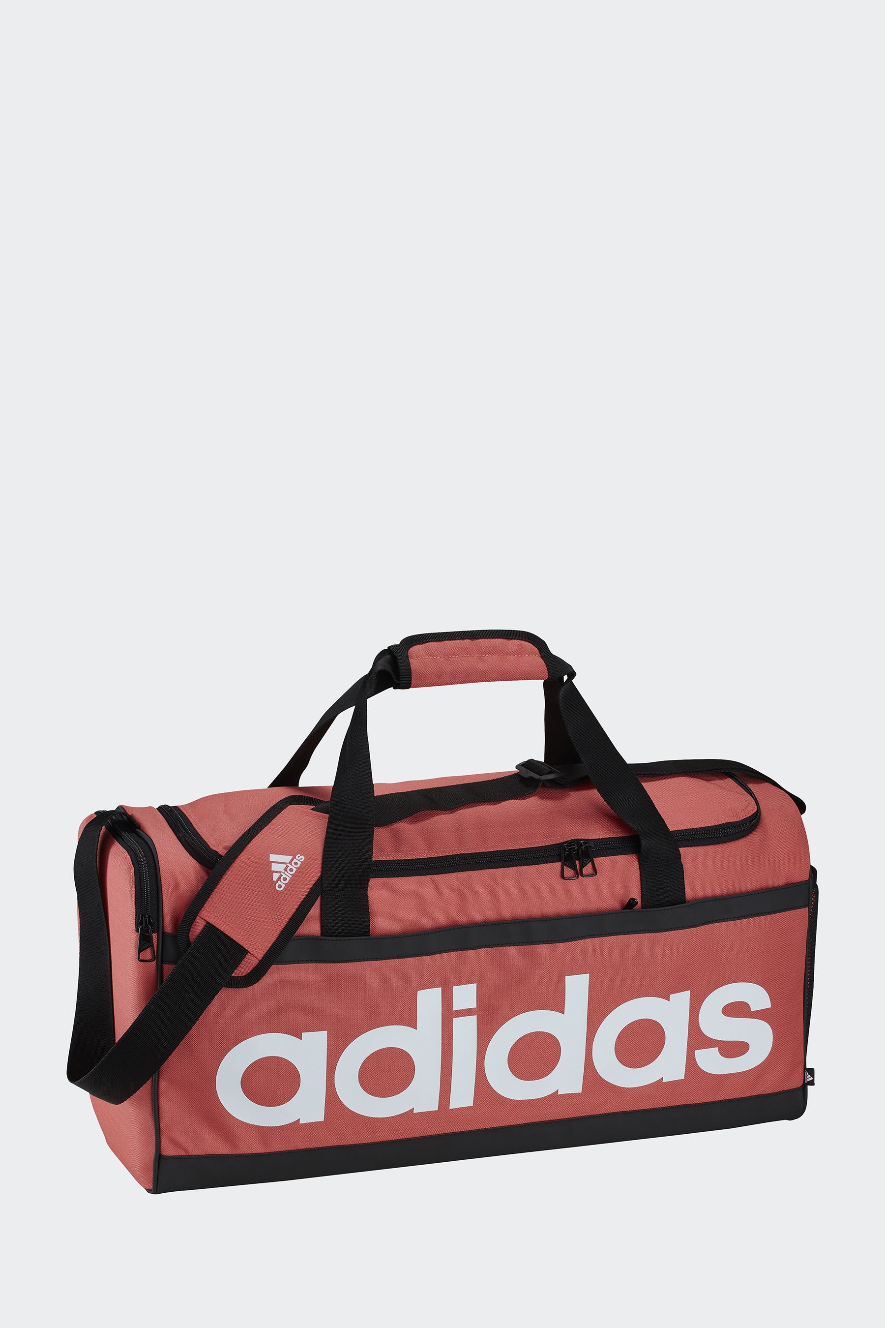 Buy adidas Blush Pink Performance Essentials Linear Duffel Bag