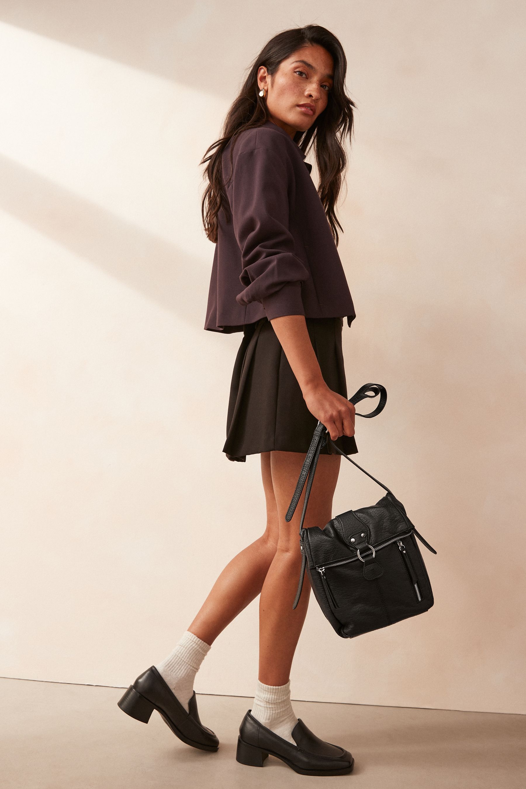 Buy Black Utility Style Messenger Bag from the Next UK online shop