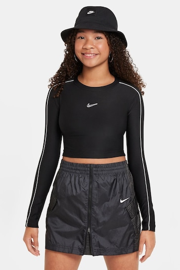 Nike Black Long Sleeve Top