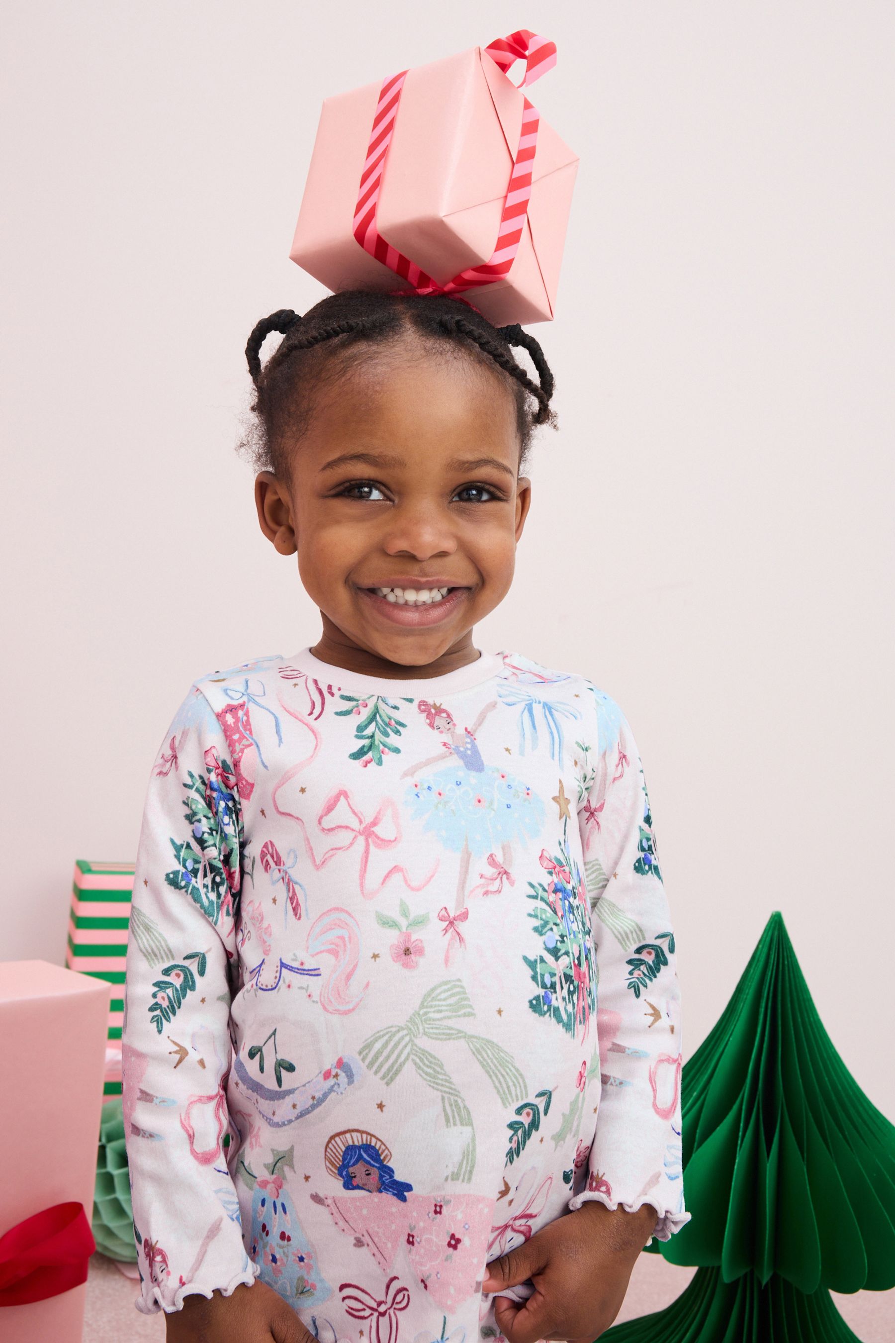 Buy Pink Nutcracker 100 Cotton Christmas Pyjamas 9mths 16yrs from the Next UK online shop