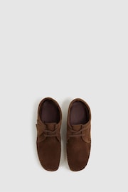 Reiss Brown Clarks Originals Suede Moccasin Shoes - Image 5 of 6