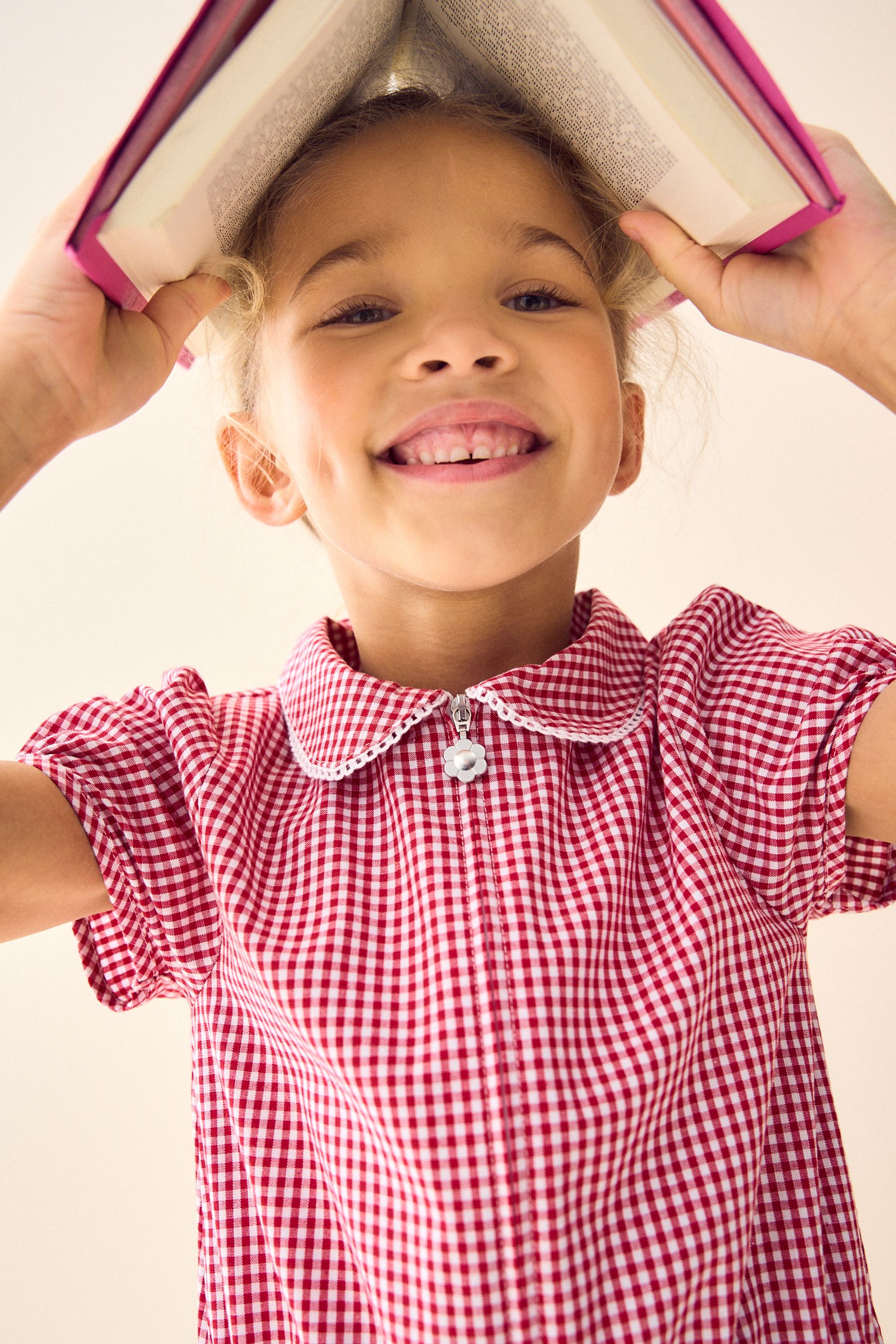Gingham playsuit red store