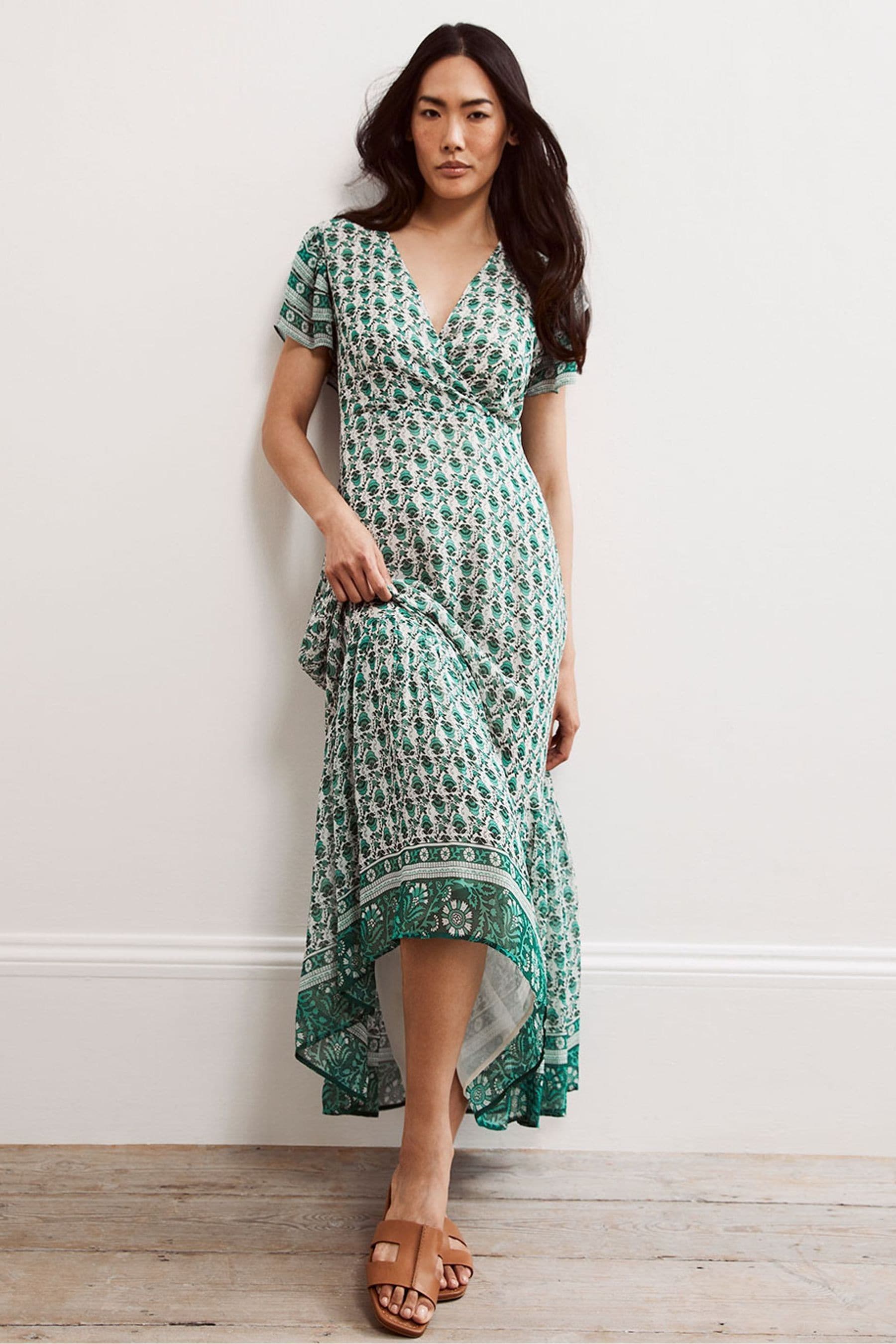 Mint velvet gingham dress shop