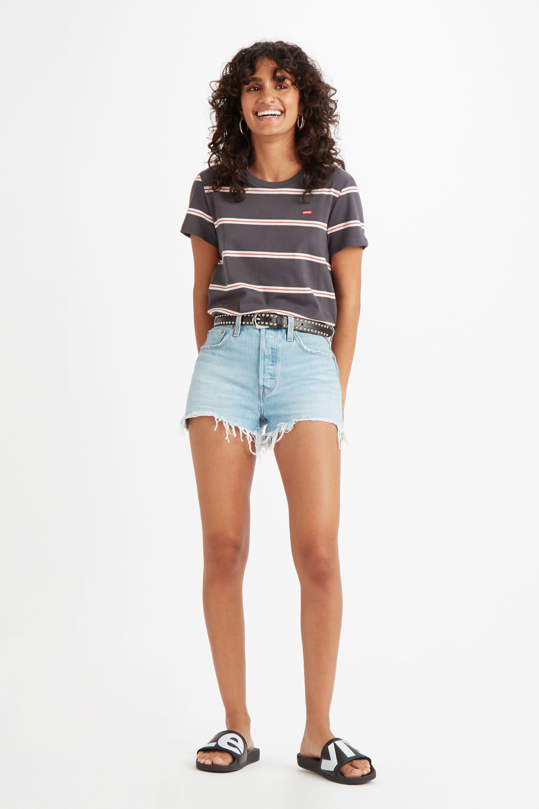 Levi's 501 cotton deals high rise shorts