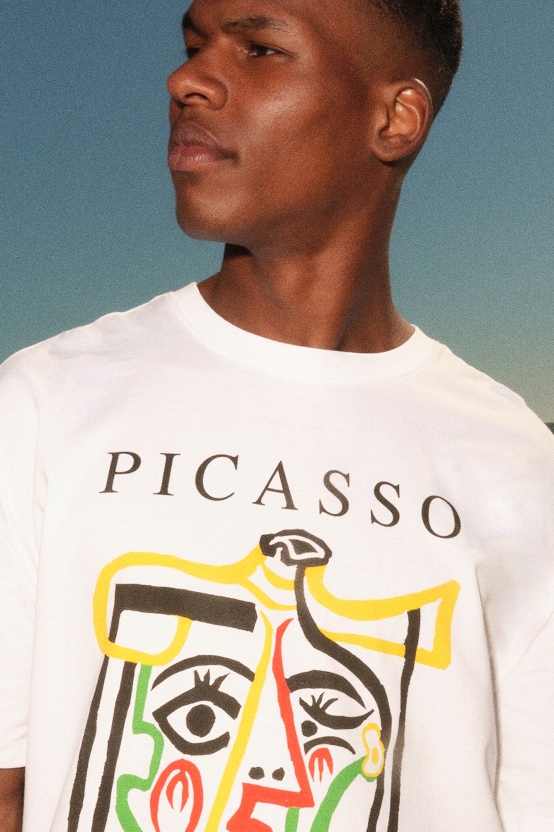 White Picasso Artist Licence T-Shirt - Image 4 of 7