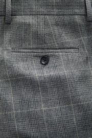 Grey Prince of Wales Tailored fit Check Suit: Trousers - Image 6 of 7