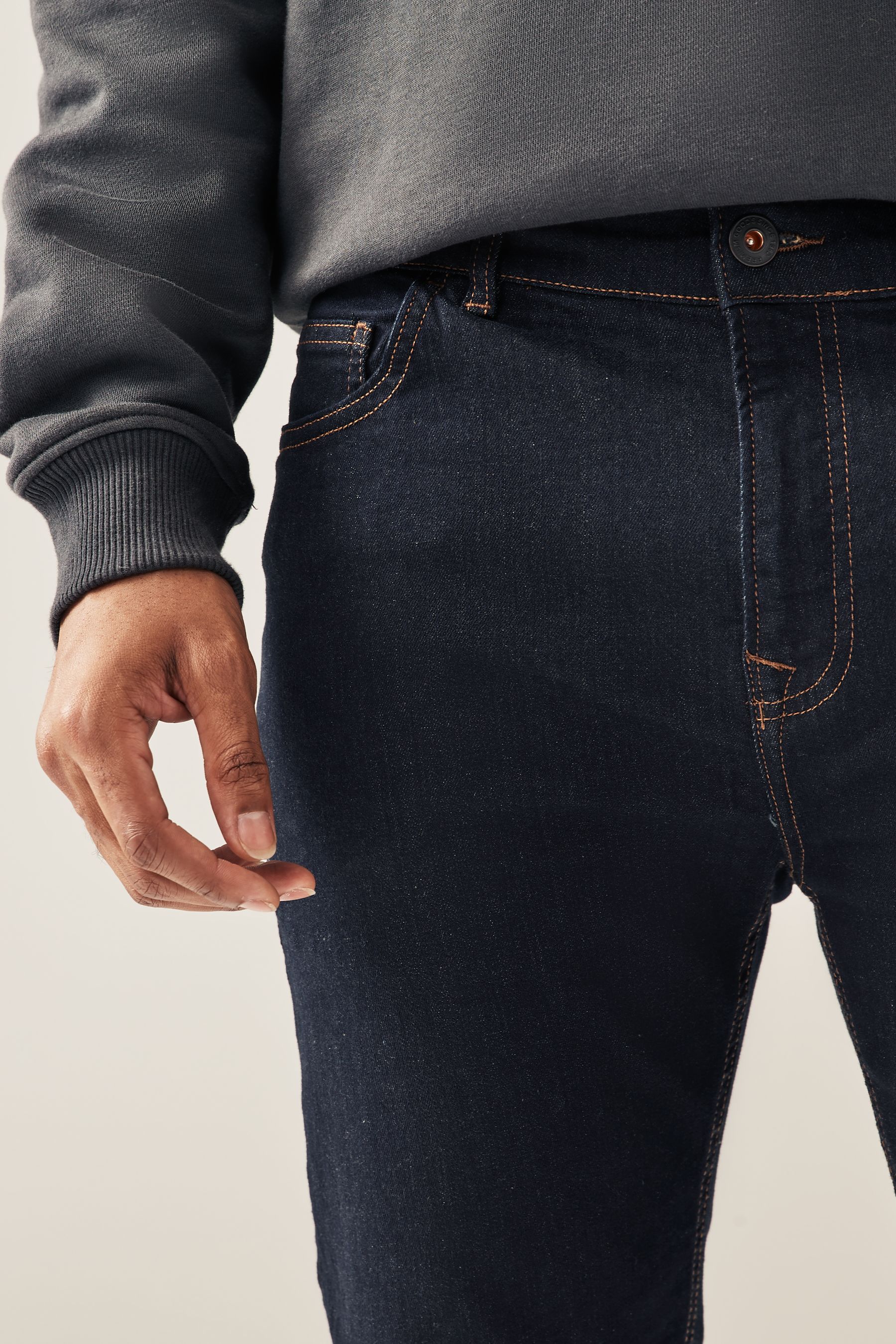 Buy Indigo Rinse Slim Classic Stretch Jeans from the Next UK